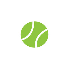 tennis ball logo icon