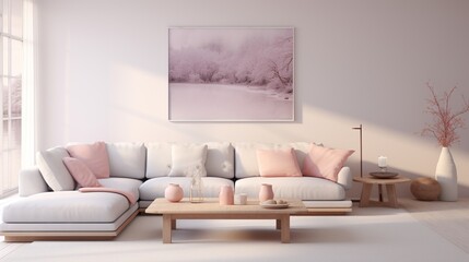 Fototapeta na wymiar Interior composition of modern living room 