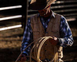 cowboy with rope