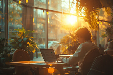 Focused Student Studying with Books and Tablet Outdoors. A diligent student is deeply focused on studying with textbooks and a tablet at an outdoor setting, illuminated by natural sunlight.