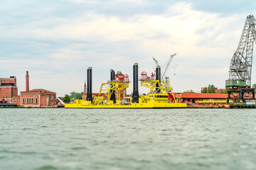 Venice Biennale Arsenal Industrial Port