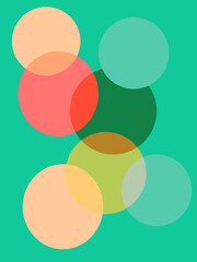 abstract background with circles