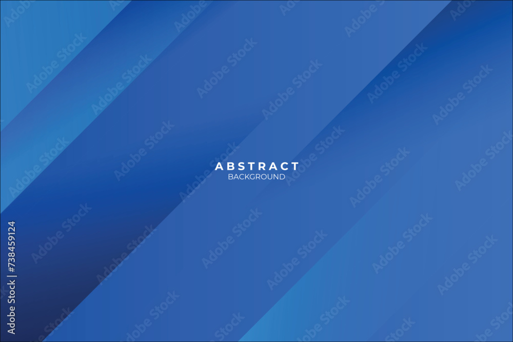 Wall mural vector blue gradient dynamic lines background