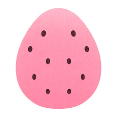 Pink Strawberry Cartoon illustration Strawberry Isolated Pink Fruit Isolated