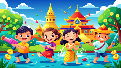 Thai Songkran festival 2024