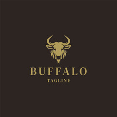 Buffalo logo design vector illustration