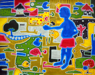 Cutting Paper for painting