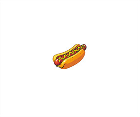 hotdog cartoon character illustration