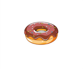 doughnut character cartoon illustration