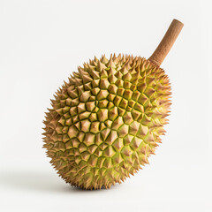 Fresh Pineapple and Durian Slices: A Sweet and Juicy Tropical Delight, Isolated on a White Background, Ready to Indulge Your Palate