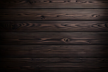 wood texture background, design of dark wood background, Generative AI 