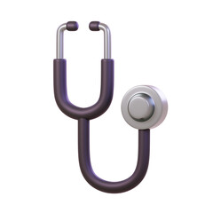 Stethoscope 3D Illustration