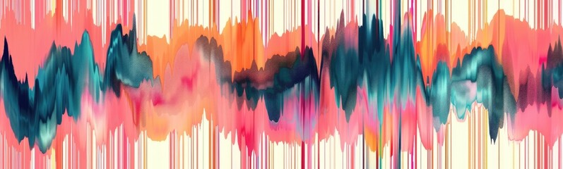 Seamless pattern of colorful abstract background. Banner  - obrazy, fototapety, plakaty