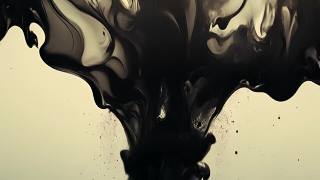 Like a Rorschach test the ink spreads and morphs into unique shapes inviting contemplation and interpretation.