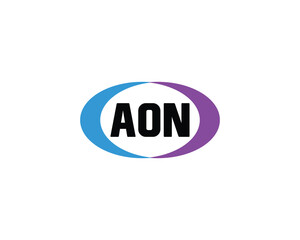 AON logo design vector template