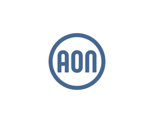 AON logo design vector template