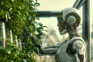 robotic hydroponic garden