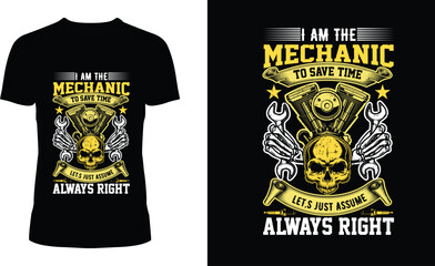 mechanic T-Shirt Design.