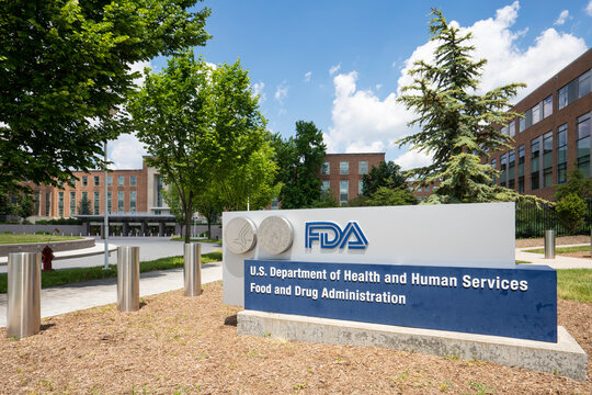 Silver Spring, MD, USA - June 25, 2022: The FDA White Oak Campus, headquarters of the United States Food and Drug Administration, a federal agency of the Department of Health and Human Services (HHS).
