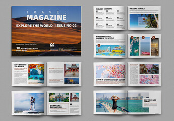 Travel Magazine Template