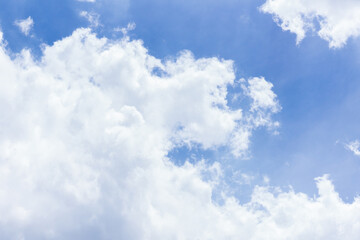 Natural sky beautiful blue and white texture background. blue sky with cloud.