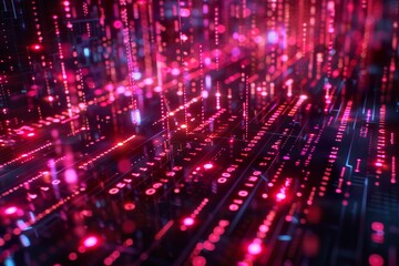Obraz premium Code, HTML, php web programming source code. Abstract code background - 3d rendering background