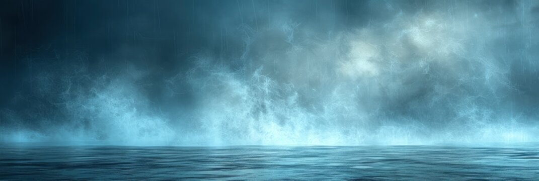 Deep Aqua Abstract Background, llustration Wallpapers Background © Moments Gallery