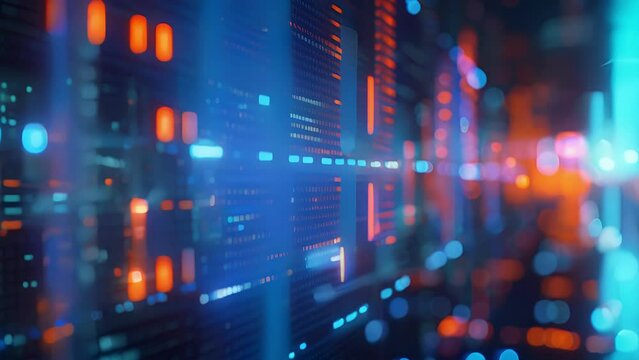 A closeup of production data displayed on a computer screen as the microfactorys algorithms adapt in realtime to changing market trends.