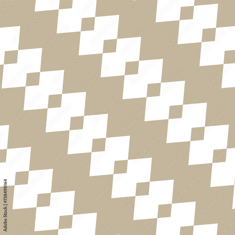 Poster abstract geometric repeatable ash rhombus pattern.