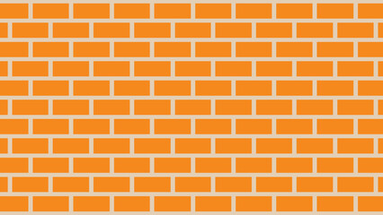 Orange brick wall as background