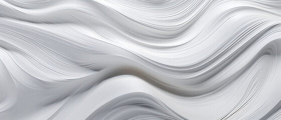 White abstract wavy background.