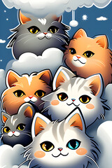 cute cats, Generative AI
