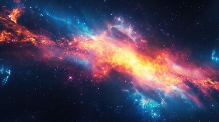 Uncover the wonders of outer space, a cosmic tapestry of awe. Ai Generated