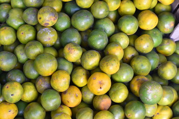 Oranges background called santang honey are ready to be enjoyed. This orange has the advantage of a...