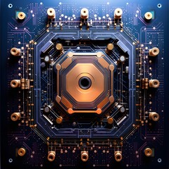 the computer's interior