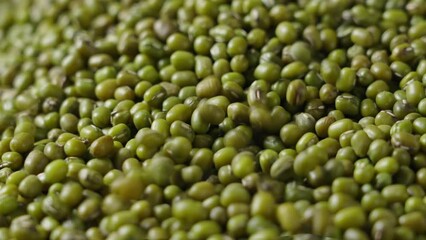 raw mung beans seeds background. - Powered by Adobe