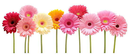 Colorful Array Gerbera Daises Cut