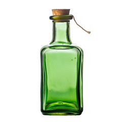 green glass bottle