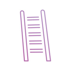 ladder icon with white background vector stock illustration