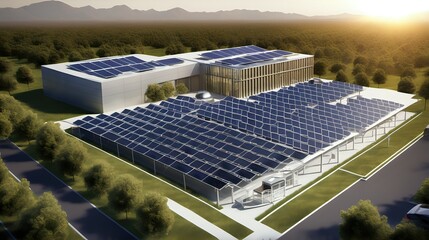 Renewable energy sources and technology - obrazy, fototapety, plakaty