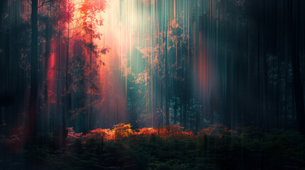 A beautiful forest