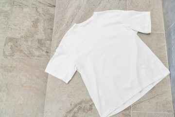 Unisex blank t-shirt mockup design