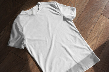 Unisex blank t-shirt mockup design