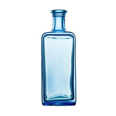 Blue bottle of perfume