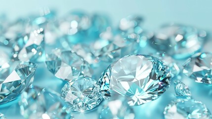 beautiful light blue gemstone background