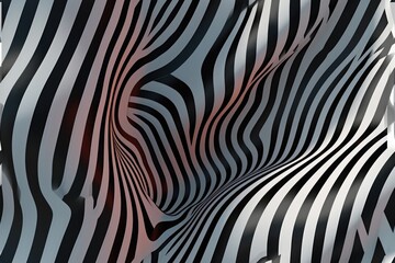 Fototapeta na wymiar Pattern of black white stripes. Black white background. 