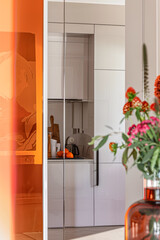 Cozy and contemporary kitchen design image