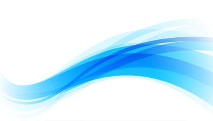 Fototapety  abstract and modern blue wave gradient background for presentation