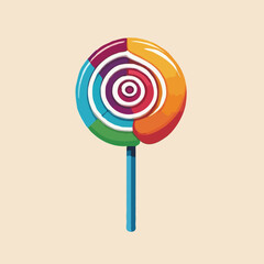 lollipop isolated on white background