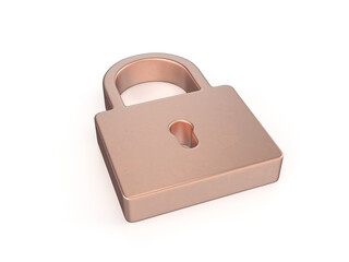 Cooper padlock symbol